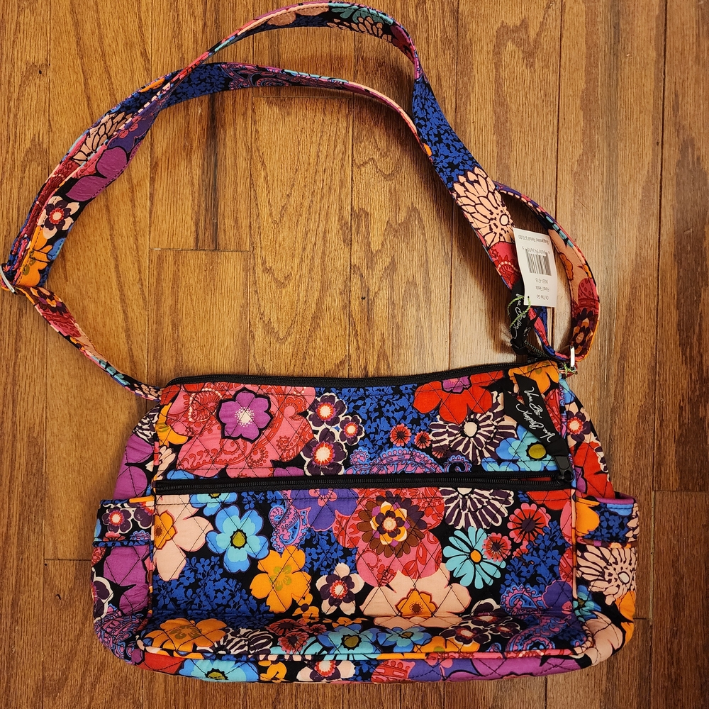 Vera Bradley Vibrant Floral Shoulder Bag